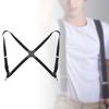 Suspenders for Men Women Trouser Pants Braces x Shaped 2.5cm Width Portable Elastic Straps for Wedding Costume Party