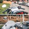 WTZMOTO Chrome M10 Motorcycle Rearview These Aluminum Chrome Rearview Mirrors Are Compatible with Touring and Street Including the Shadow Fury Road