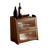 Transparent Table Sideboard Storage Rack Living Room Household Storage Cabinet Multipurpose Kitchen Tableware Storage Cabinet