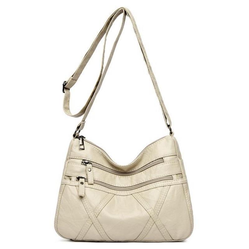 Fashion Shoulder Messenger Bags for Women 2024 New Purses and Handbags Soft Leather Crossbody Bags Casual Small Tote Bag