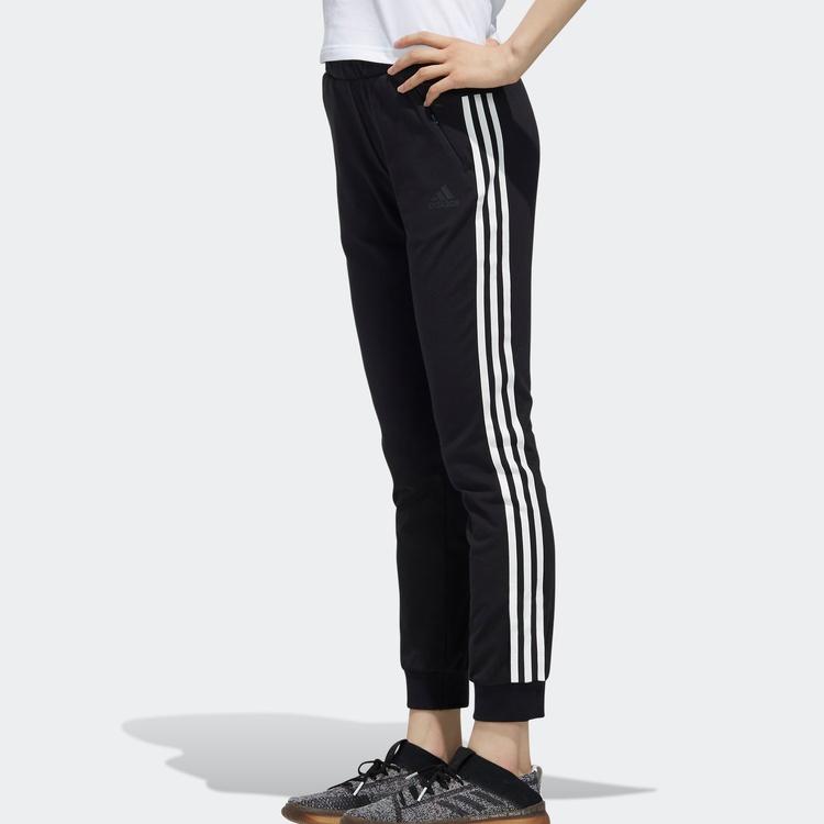 adidas Originals Women's 3D Trefoil 3-Stripes Leggings Black DY8696