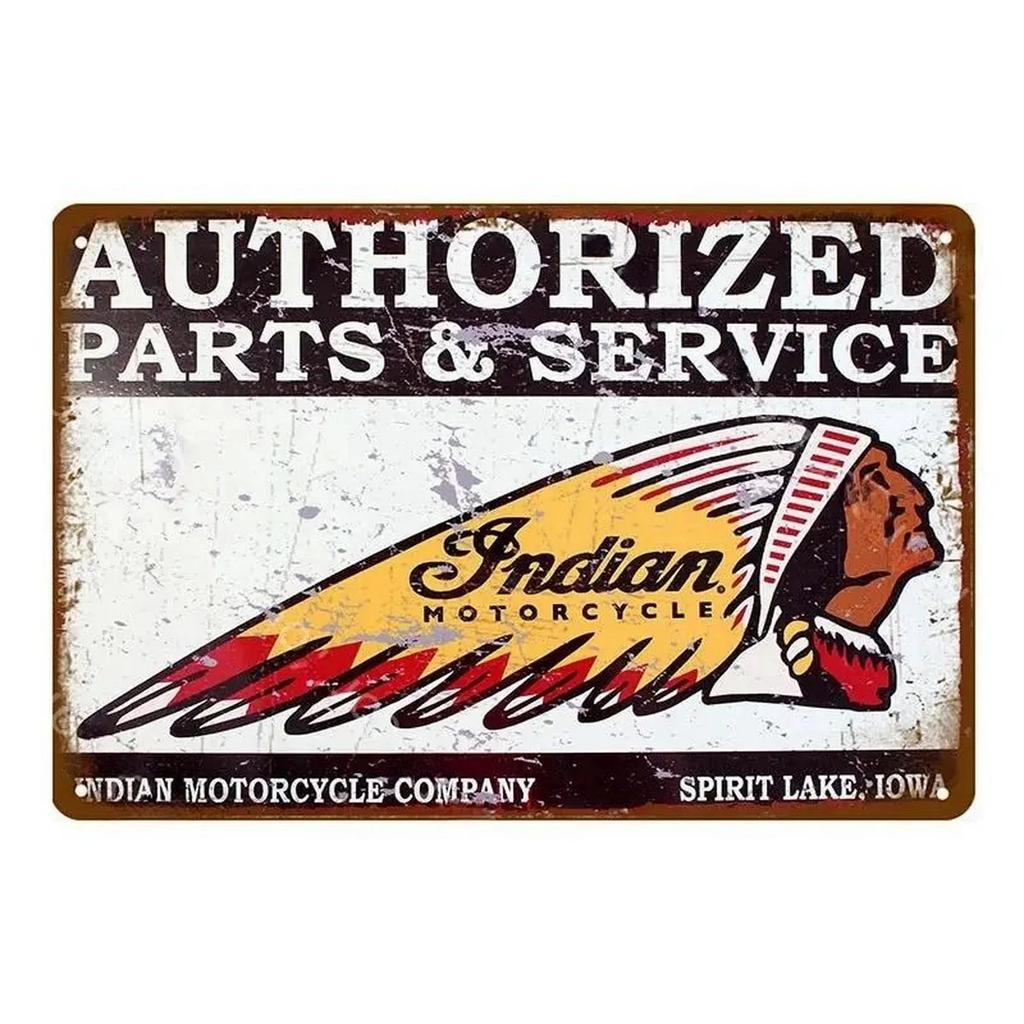 Plaque Metal Tin Signs Old Motorcycles Wall Decoration Vintage Art Posters Iron Painting for Man Cave Home Cafe Garden Club Bar