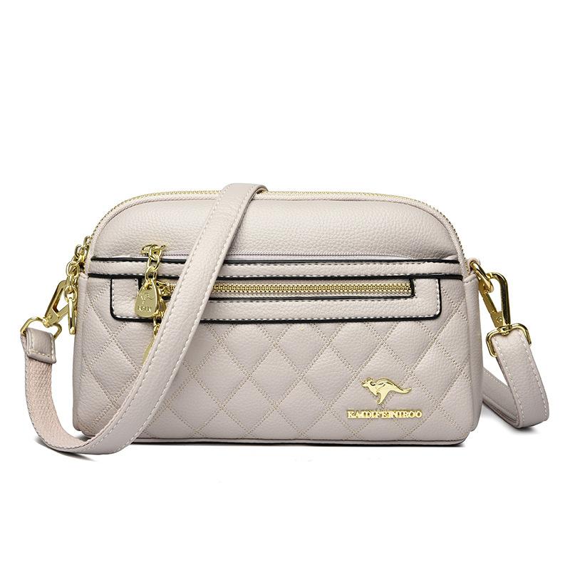 

Сумка среднего возраста Atmosphere Mother Bag Crossbody Bag Женская модная сумка через плечо светло-серый