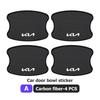 4pcs Car Door Protector ABS Bowl Anti-scratch Trim Stickers For KIA Stinger Optima Cerato Venga Forte Spectra Sedona Kcwx20