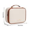 3 In 1 Pu Makeup Storage Bag Portable Large Capacity Multipurpose Washing Cosmetic Bag Freely Split Cosmetic Organizer Bag