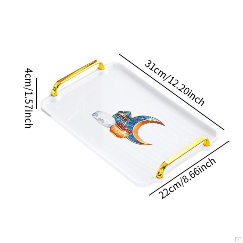 Decorative Serving Platter, Versatile Tray for Home And Restaurant