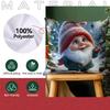 45X45Cm Christmas Elf Pillowcase Bedroom Sofa Cushion Cover 100% Polyester Living Room Cushion Pillowcase Home Decor