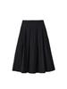 Leusejiem Pleated Elastic Long Skirt - 2 Colors