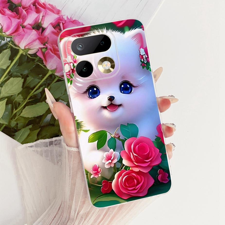 For Realme 16 Pro 5G Case RMX5121 Luxury Flowers Painted Cover Soft Slim Phone Case For Realme 16 Pro Plus Realme16 Pro+ 5G Bags