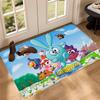 Cartoon K-KikoRiki Hallway Carpet Non-Slip Laundry Room Mat Laundry Decor Balcony Child Living Room Toilet Rug