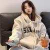 Gilet Sweat-shirt à Capuche en Velours Rétro pour Femmes - Automne/Hiver 2023, Coupe Ample, Unisexe.
