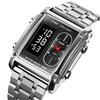 Skmei Three Time Zones Men's Digital Sport's Watches LED Waterproof Chronograph Quartz Wristwatch Male Alarm Clock