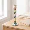 Flower Candle Holder Vintage Decor Gorgeous for Mantel