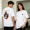 Lucifers Hot Rod Shop Graphic T Shirt Vintage Devil Car Print Unisex Soft Cotton Crew Neck Short Sleeve Trendy Casual