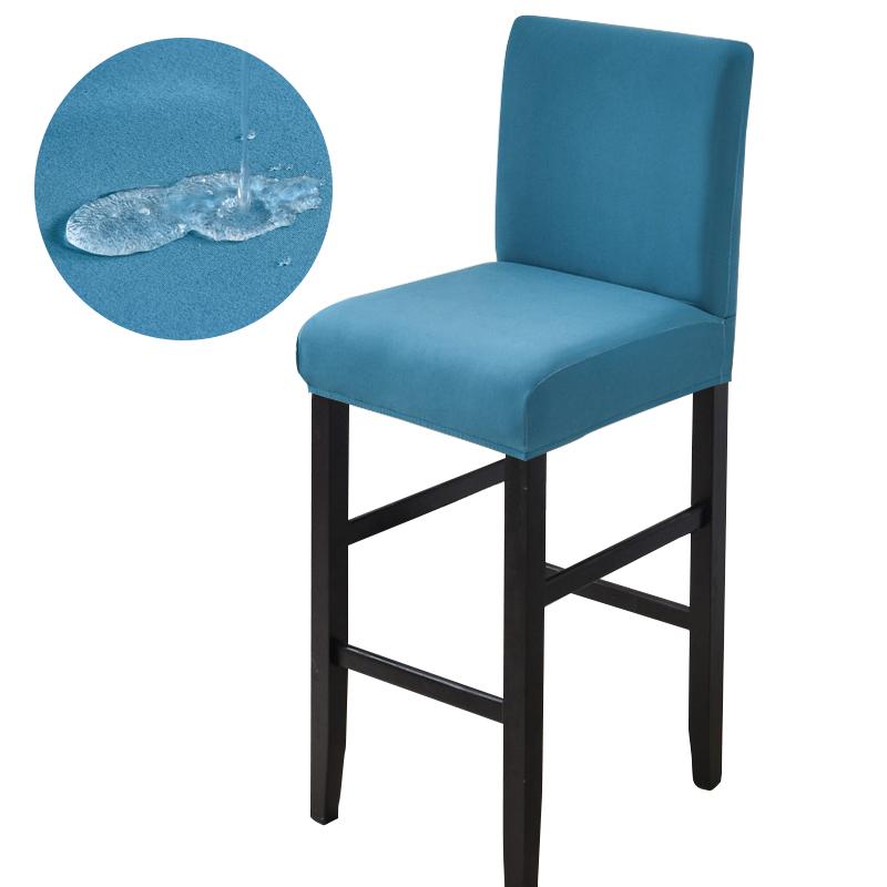 

Водонепроницаемые чехлы для барных стульев, эластичные чехлы для стульев с короткой спинкой, чехлы для стульев высоты стойки для кухонной, обеденной комнаты, мебели для кафе Universal