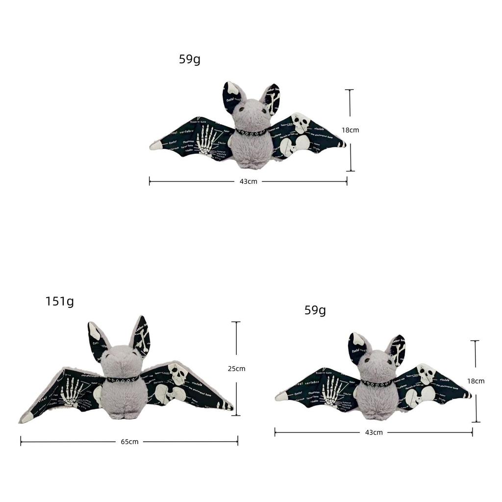 Halloween Bat Plush Toy With Glowinthedark Feature For Kids And Collectors