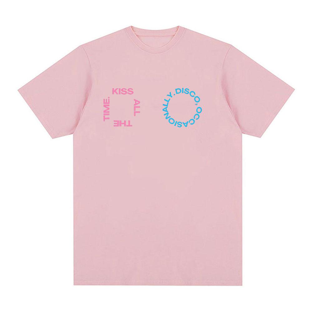 Harry Styles Tshirt Kiss All The Time Disco Occasionally Tour 2026 Print Tshirts Unisex Women Harajuku Oversized Cotton Y2K Tees