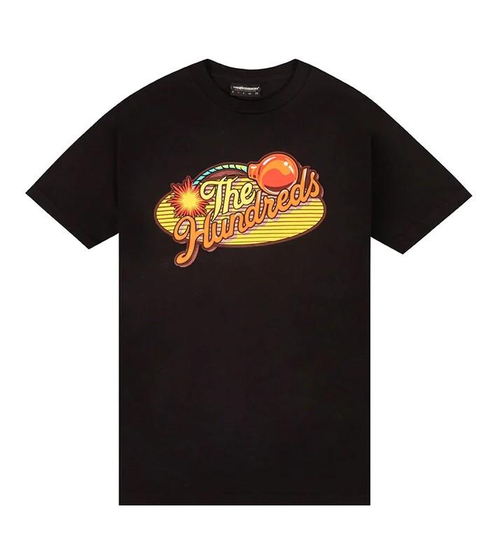 NWT The Hundreds Slant Machine T-Shirt Black Unisex T-Shirt XXXXL