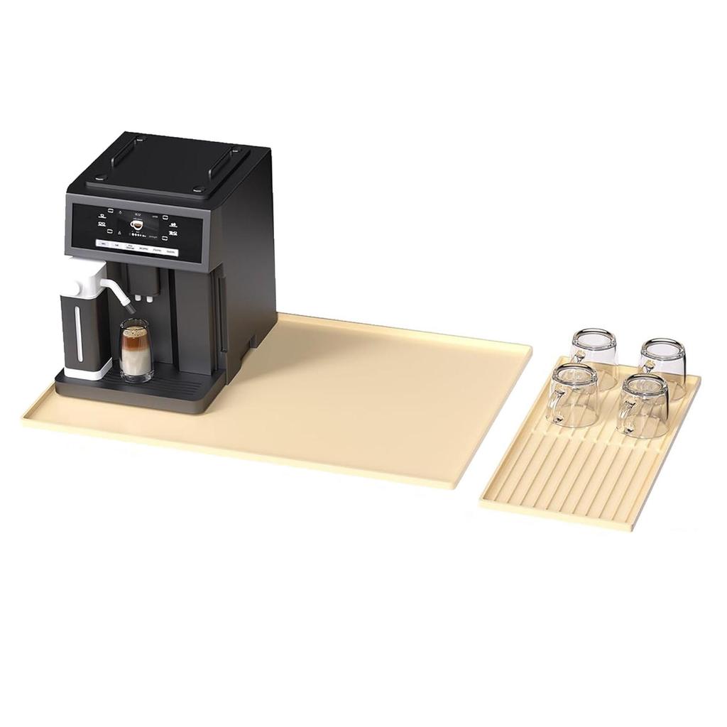 Multifunctional Coffee Machine Draining Mat & Protective Pad for Kitchen or Bar