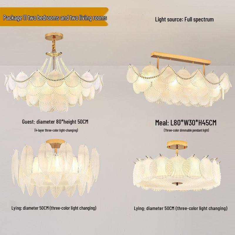 Modern French Crystal Pearl Chandelier for Living Room and Dining Room