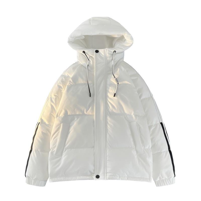 Short hooded thickened duck down casual winter new fashion couple versatile casual cold high quality men