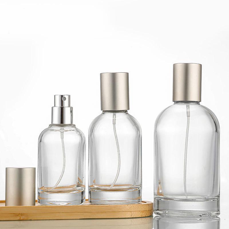 Transparent Glass Perfume Spray Bottle, 30ml - Portable Decanting Cosmetic Container