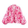 Jnleaog Spring New Arrival Women's Clothing Fashion Style French Fashion Laminated Decoration Print Shirt 5029086