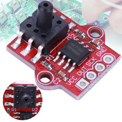 DC 3.3V 5V 0-40KPa Digital Barometric Air Pressure Sensor Module Connect 2.5mm Soft Tube Air Pressure Sensor for Arduino