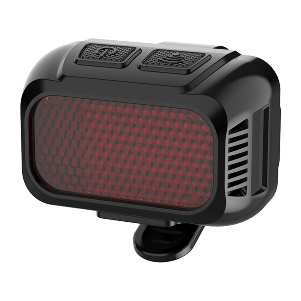 Type-C Powered Bicycle LED Safety Light Rechargeable Bright Red Warning Light Compact Design Easy Install for Night Riding