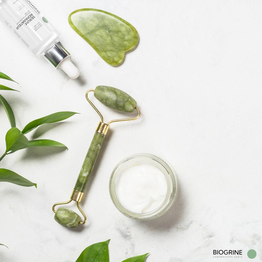 BIOGRINE SERUM NAPRAWCZE Rewitalizująca kuracja na noc z CBD|300mg CBD-30ml|Cera Mieszana|Przeciwstarzeniowa, Restrukturyzująca, Ujędrniająca