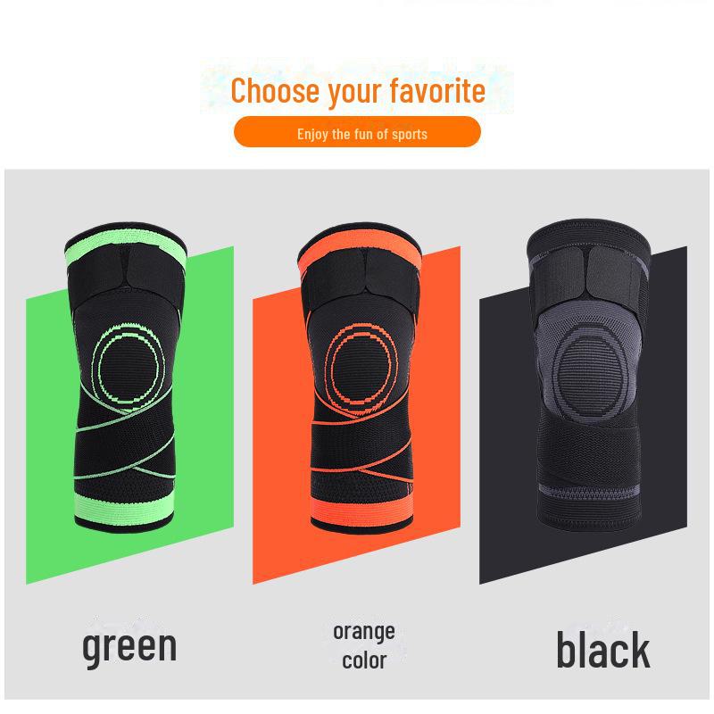 Oddychające, antypoślizgowe, kompresyjne nakolanniki do uprawiania sportu i fitnessu: Idealne do koszykówki, jazdy na rowerze i biegania z amortyzującymi paskami
