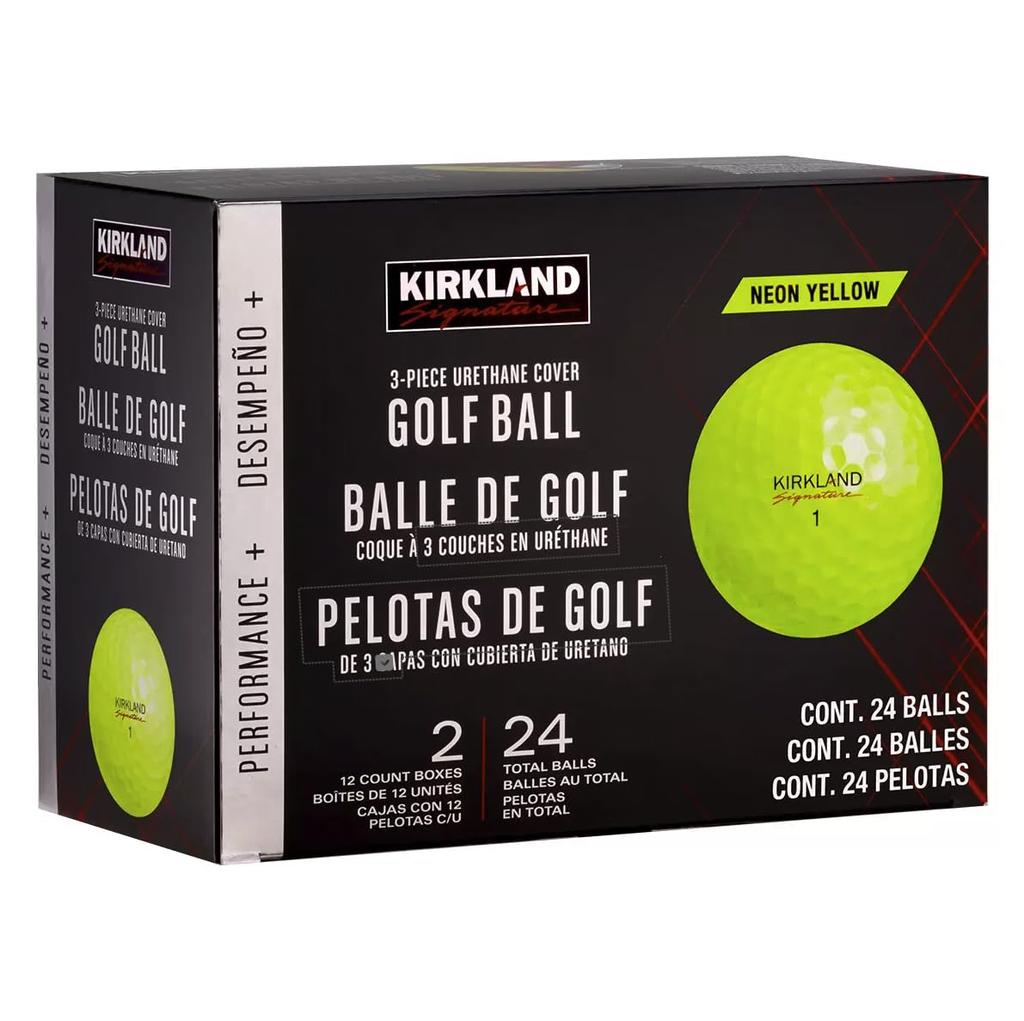 Kirkland Signature 3 Piece Golf Ball Version Yellow 24 Pieces 2.0