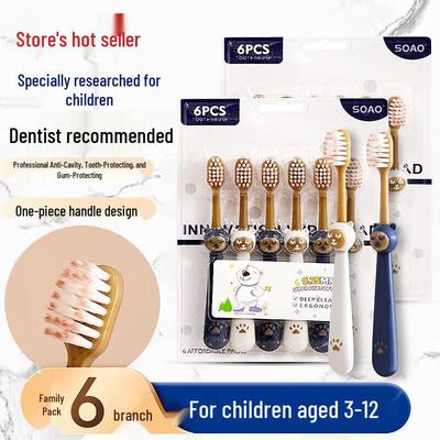 Spazzolini da denti per bambini a setole morbide confezione da 6