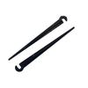 100 Stück 11 cm Bewässerungs-Tropf-Stützstäbe C-Form Fixe Stielhalter Halterung für 4/7mm Tropfbewässerungsrohr Einführen in den Boden