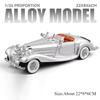 1:24 Phantom 500K Legierung Oldtimer Modell Diecast Spielzeug Ornament Türen Geöffnet Sound Licht Rückzieher Fahrzeuge Jungen Sammlerstücke Geschenk