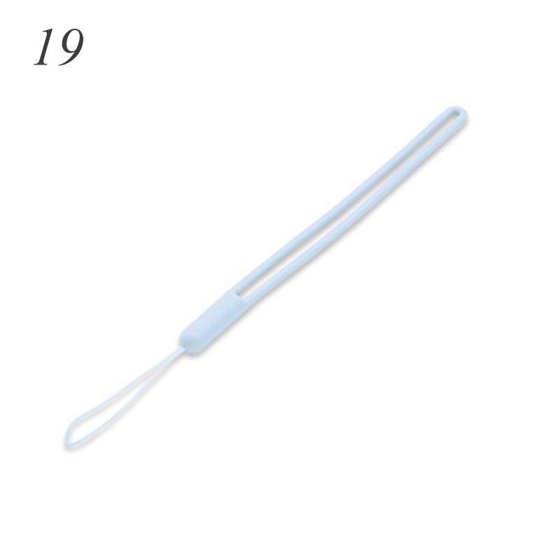 1vnt Mobiliojo telefono raištelis Telefono riešo dirželiai raktų pakabukas Silikoninis tempiamas fotoaparato dirželis vienspalvis