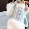 Sweater Women's Spring and Autumn Imitation Mink Velvet Knitted Cardigan Coat Female Student Korean Style Loose Sweater