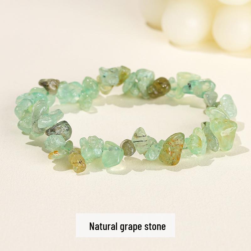 Jingdong Seven-Color Agate Chip Elastic Bracelet