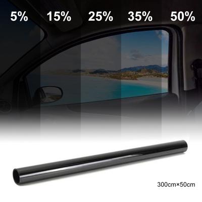 Dark Black Car Window Tint Film Glass 5%-50% Roll Summer Car Auto House Windows Glass Tinting Solar