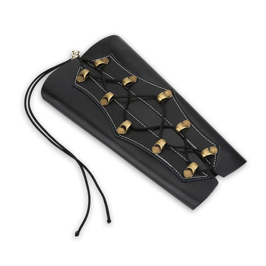 Archery Arm Guard   Tackle Accessory for Hunting Shooting(Black)