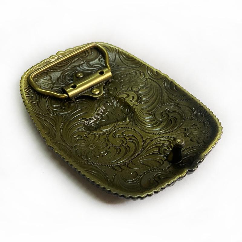3D Bull Head Western Cowboy Punk Fashion Alloy Belt Buckle