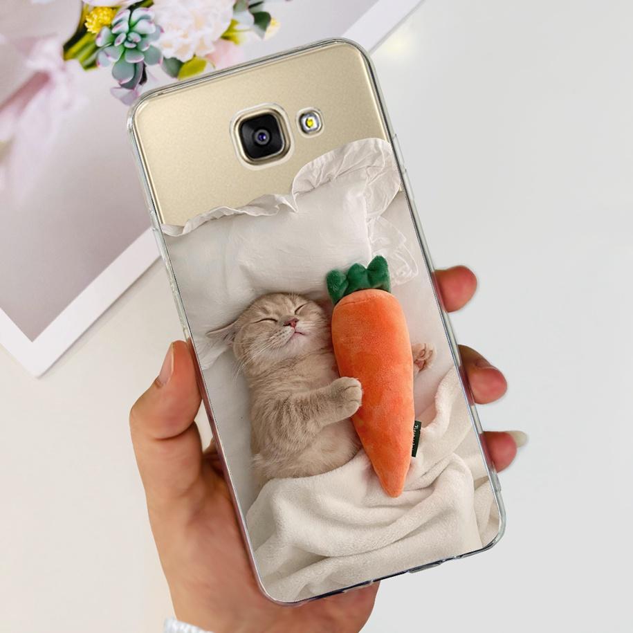 For Samsung Galaxy A3 2016 Case A310F Popular Flower Transparent Silicone Phone Back Cover For Samsung A3 2017 A320F A320Y Funda