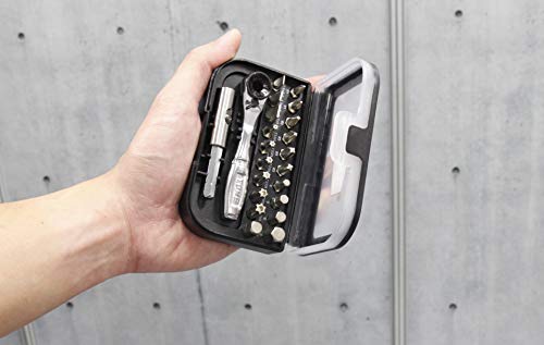 TONE Bit Ratchet Set BRS20 1/4" Hex Shank Bit Blac