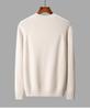 2025 Men's Pure Wool Round Neck Raglan Sweater - Thick, Loose Knit, Versatile Autumn/Winter Top