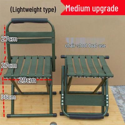 Portable Folding Camping Chair with Backrest