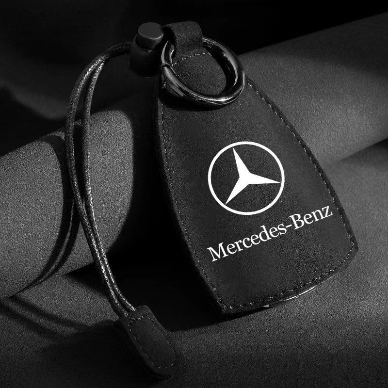 GLC GLB Suede Leather Car Key Bag Key Holder Organizer Car Key for Mercedes Benz B/C/E/S Class A Class C200L GLC GLK New CLA GL