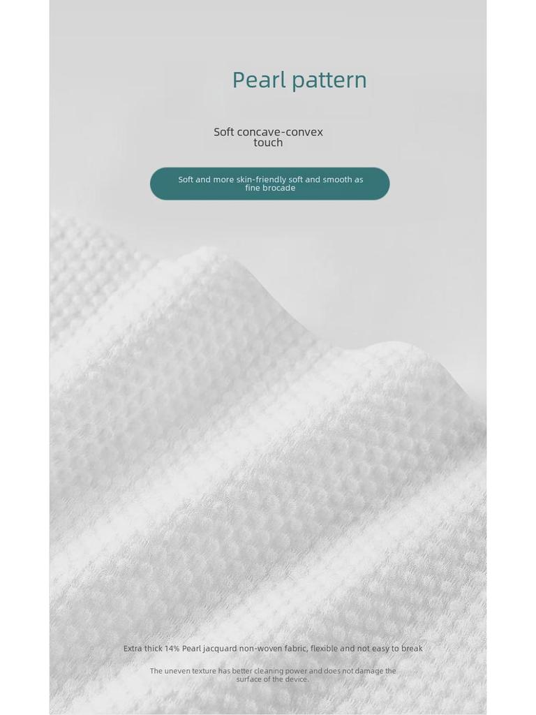XL Disposable Pure Cotton Face Cleansing Towels - Thickened, Soft, Salon-Quality