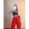Women's Retro Hip Hop Wide-Leg Workwear Pants