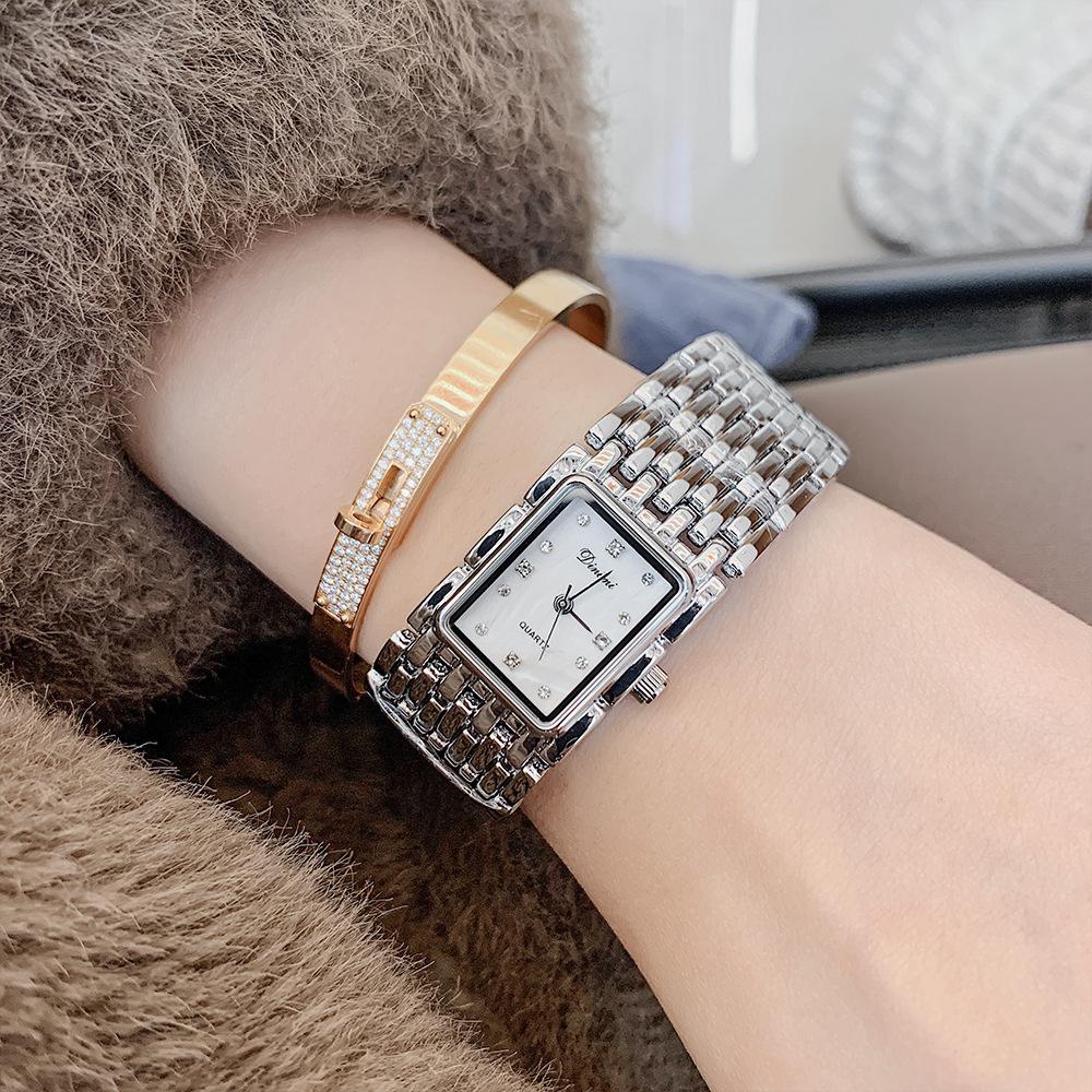 Bracelet Type Square Dial Watch Women'S High Sense Medium And Ancient Style Light Luxury Niche Temperament