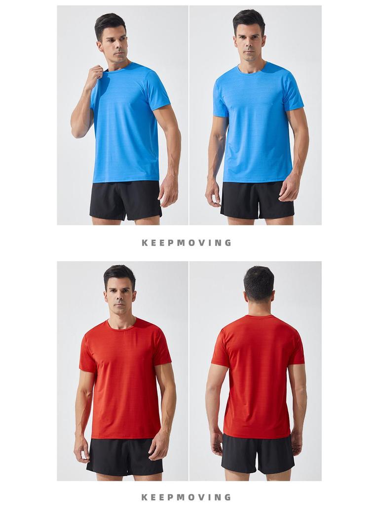 Men's Quick-Dry Breathable Loose-Fit Running T-Shirt